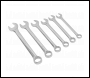 Sealey AK6324 Combination Spanner Set 6pc Super Jumbo Metric