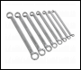 Sealey AK63257 Offset Double End Ring Spanner Set 8pc Metric