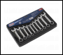 Sealey AK633 Combination Spanner Set 10pc Stubby Metric