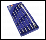 Sealey AK63832 Premier Extra-Long Flexi-Head Double End Ratchet Ring Spanner Set 6pc