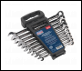 Sealey AK63914 Premier Extra-Long Combination Ratchet Spanner Set 10pc