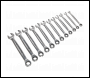 Sealey AK63922 Ratchet Combination Spanner Set 12pc - Metric - Premier Platinum