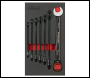 Sealey AK63941B Premier Black Combination Ratchet Spanner Set 7pc