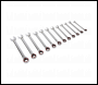 Sealey AK63944 Premier Platinum Reversible Ratchet Combination Spanner Set 12pc