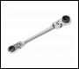 Sealey AK63947 Premier Platinum 4-in-1 Flexi-Head Reversible Ratchet Ring Spanner