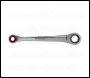 Sealey AK63948 Ratchet Ring Spanner 4-in-1 Reversible Metric Premier Platinum