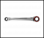 Sealey AK63948 Ratchet Ring Spanner 4-in-1 Reversible Metric Premier Platinum