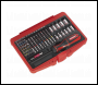 Sealey AK64903 Fine Tooth Ratchet Screwdriver & Accessory Set 51pc