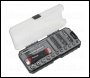 Sealey AK64905 Fine Tooth Ratchet Screwdriver Socket & Bit Set 38pc
