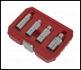 Sealey AK6556 Spark Plug Socket Set 3/8 inch Sq Drive 4pc