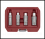 Sealey AK65561 Magnetic Spark Plug Socket Set 3/8 inch Sq Drive 4pc