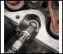 Sealey AK6569 Spark Plug Socket with Universal Joint 3/8 inch Sq Drive 12-Point 14mm