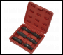 Sealey AK658 Double End Oil Drain Plug Key Set 6pc