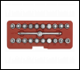 Sealey AK6586 Oil Drain Plug Key Set 3/8 inch Sq Drive 21pc