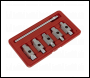 Sealey AK659 Double End Drain Key Set 6pc