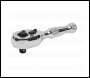 Sealey AK660S Premier Stubby Pear-Head Ratchet Wrench with Flip Reverse 1/4 inch Sq Drive