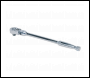 Sealey AK661F Ratchet Wrench Flexi-Head 300mm 3/8 inch Sq Drive Pear-Head Flip Reverse