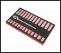 Sealey AK66723 Premier Ratchet Wrench & Socket Set 1/2 inch Sq Drive 27pc