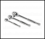 Sealey AK6672 Ratchet Wrench Set 3pc Pear-Head Flip Reverse