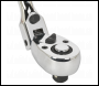 Sealey AK6698 Premier Extra-Long Flexi-Head Ratchet Wrench 1/2 inch Sq Drive 600mm