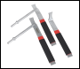 Sealey AK679 Air Hammer Panel Seam Splitter Set 3pc