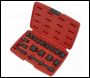 Sealey AK68217 Premier Impact Socket Set 3/8 inch Sq Drive 17pc