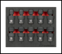 Sealey AK68220 Premier Universal Joint Impact Socket Set 3/8 inch Sq Drive 10pc
