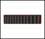Sealey AK683 Premier Metric/Imperial Deep Impact Socket Set 3/8 inch Sq Drive 12pc