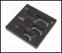 Sealey AK6863B Locking Pliers Set 3pc Quick Release - Premier Black