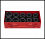 Sealey AK688 Impact Socket Set 10pc 1 inch Sq Drive Metric/Imperial