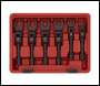 Sealey AK6901 Flexi-Head Flare Nut Diesel Injection Wrench Set 6pc 3/8 inch Sq Drive