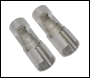 Sealey AK6902 Slim Profile Diesel Piezo Injector Pipe Sockets 3/8 inch Sq Drive 17 & 18mm 2pc