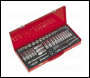 Sealey APCOMBOBBTK55 Topchest & Rollcab Combination 10 Drawer with Ball-Bearing Slides - Red with 148pc Tool Kit