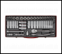 Sealey AK692 Socket Set 45pc 3/8 inch Sq Drive 6pt WallDrive® - Metric/Imperial