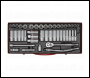 Sealey AK692 Premier Metric/Imperial Socket Set 3/8 inch Sq Drive 45pc