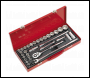 Sealey AK693 Socket Set 32pc 1/2 inch Sq Drive 6pt WallDrive® - Metric/Imperial