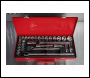 Sealey AK693 Socket Set 32pc 1/2 inch Sq Drive 6pt WallDrive® - Metric/Imperial