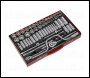 Sealey AK694 Socket Set 64pc 3/8 inch  & 1/2 inch Sq Drive 6pt WallDrive® - Metric/Imperial