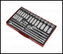 Sealey AK6942 Premier Socket Set 3/8 inch  & 1/2 inch Sq Drive 50pc