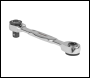 Sealey AK6972 Micro Ratchet Bit Driver & Wrench 1/4 inch Sq & 1/4 inch Hex Drive