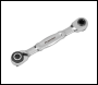 Sealey AK6972 Micro Ratchet Bit Driver & Wrench 1/4 inch Sq & 1/4 inch Hex Drive