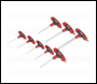 Sealey AK7144 Ball-End Hex Key Set 8pc T-Handle Metric