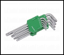 Sealey AK7162 Premier Long Security TRX-Star* Key Set 9pc