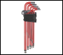 Sealey AK7164 Premier Extra-Long Ball-End Hex Key Set 11pc