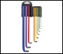 Sealey AK71740 Premier Extra-Long Stubby Element Hex Key Set 9pc