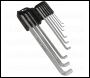 Sealey AK7174 Hex Key Set 9pc Extra-Long Stubby Element Metric