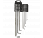 Sealey AK7174 Hex Key Set 9pc Extra-Long Stubby Element Metric