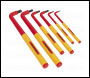 Sealey AK7177 Premier Extra-Long Hex Key Set 6pc - VDE Approved