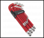 Sealey AK7187 Jumbo Ball-End Hex Key Set 13pc Anti-Slip - Metric