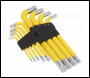 Sealey AK7189 Premier Jumbo Anti-Slip Spline Key Set 9pc